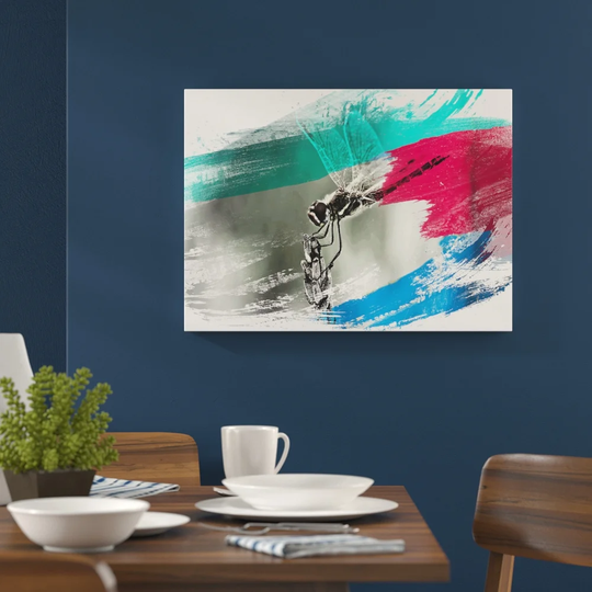 'Dragonfly Insect' Graphic Art Print Poster