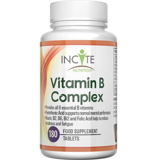 Vitamin B Complex High Strength - 180 Small 6mm Tablets