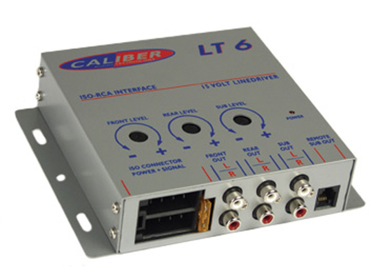 ISO RCA interface, 15V balanced line driver LT6