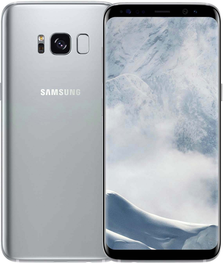 SIM Free Refurbished Samsung S8 64GB Mobile Phone - Silver
