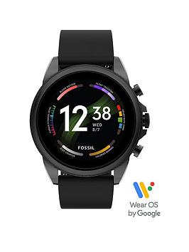 Fossil Gen 6 Men's Smartwatch Silicone, Black, Men