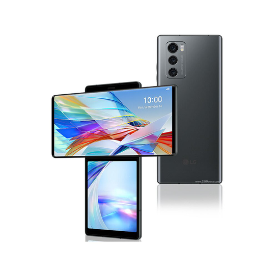(Unlocked, Aurora Gray) LG Wing 5G Dual Sim | 128GB | 8GB RAM
