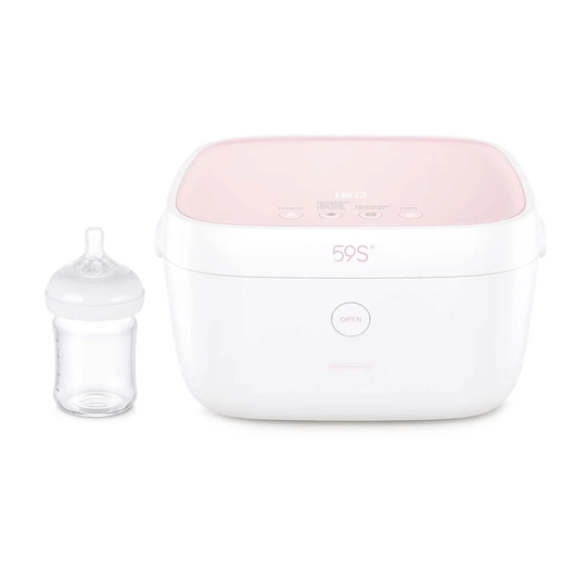 Disinfectus Large Multipurpose Sterilising Hard Case Pink