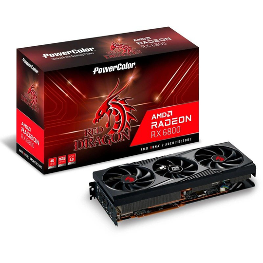 PowerColor Radeon RX 6800 Red Dragon 16GB Graphics Card