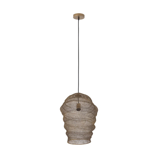 Cayuse Gold 1-Bulb Plug-in Outdoor Hanging Lantern