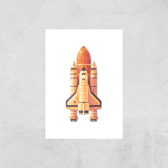 Rocket Art Print - A4 - Print Only