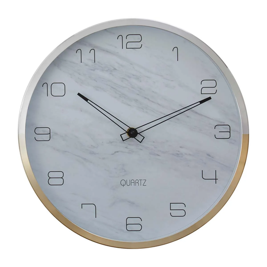 Interiors by PH Wall Clock With Silver/Gold Frame