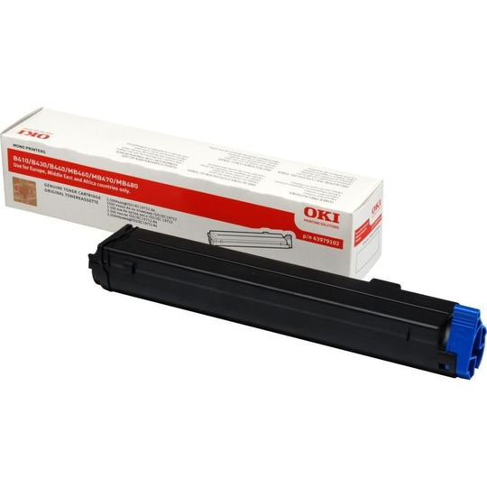 OKI Original Black Laser Toner Cartridge Kit (43979102)