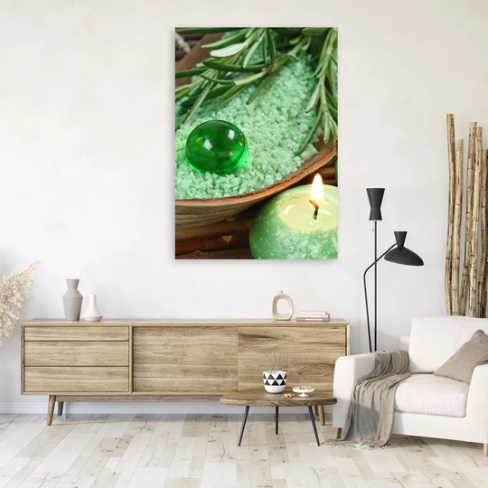 Canvas Print, Religious Green