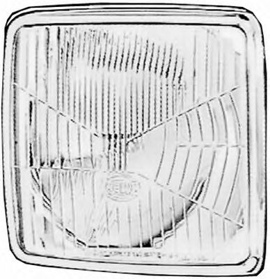 Headlight Insert 1AA126924-035 by Hella Left/Right