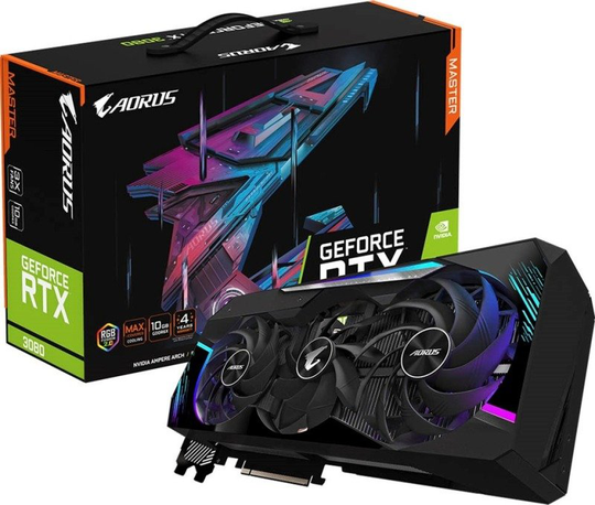 Gigabyte GeForce RTX 3080 10GB GDDR6X AORUS MASTER V2 Ampere Graphics Card