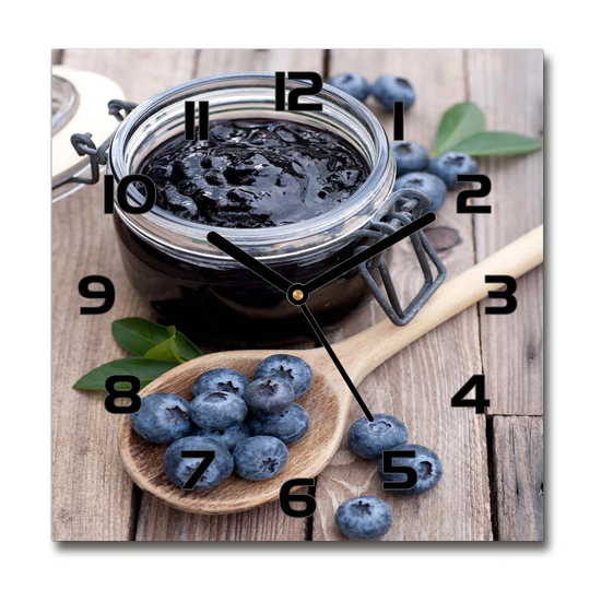 Ikeem Blueberry Jam Silent Wall Clock