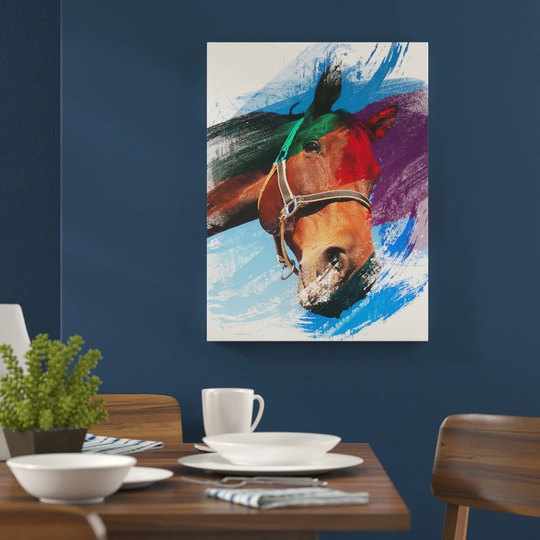 'Horse' Graphic Art Print Poster