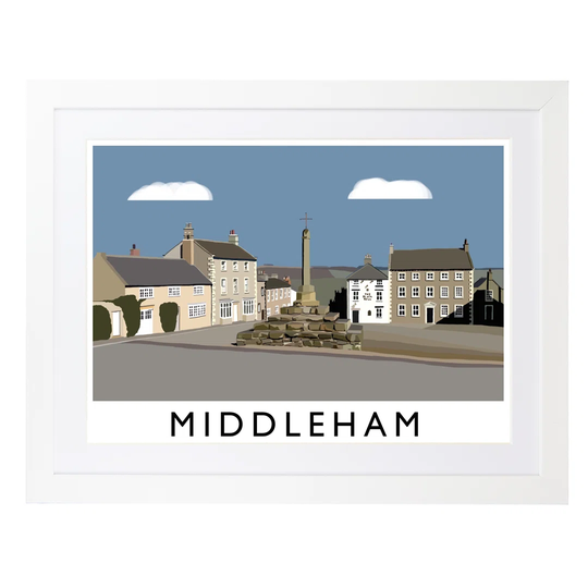 Middleham - Graphic Art Print on Paper