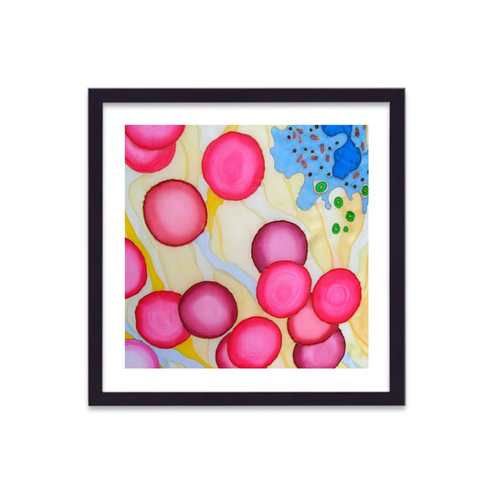 Cellular Beauty Art 2 Pink & Blue V1