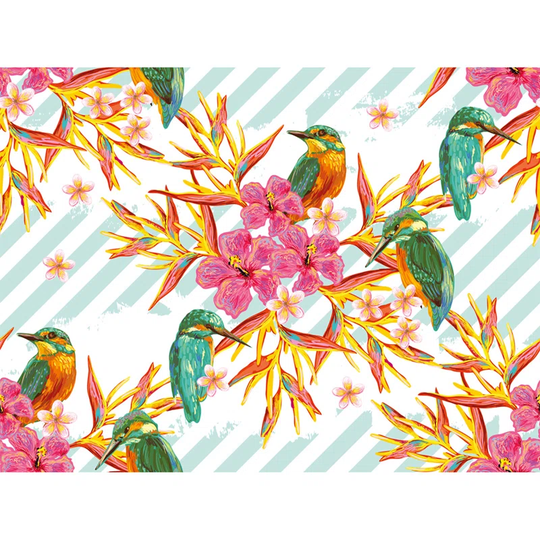 Walllpaper Roll 416X254cm Wallpaper Material With Print Mural Decoration Kitchen Livingroom Bedroom - Utensil Summer Birds