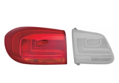 Combination Tail Light 5746931 Van Wezel 5746931