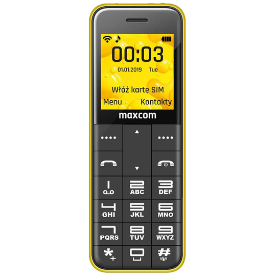 Maxcom Classic Bluetooth & GSM Pocket Mobile Phone With Interchangeable Covers