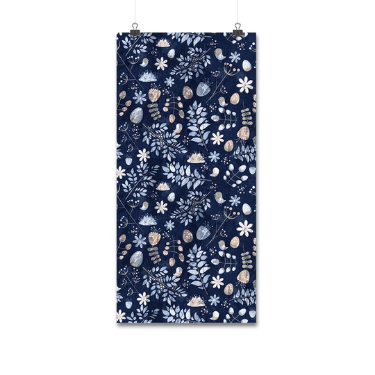 Walllpaper Roll 290X290cm Mural Decoration Kitchen Livingroom Bedroom Wallpaper Material With Print - Scandinavian Winter Flowers Leaves