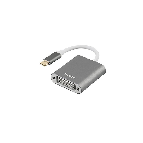 USB Type C(Thunderbolt 3) to DVI Adapter, Benfei USB 3.1 (USB-C) to DVI-D Adapter Male to Female Converter for Apple New MacBook [2015,2016,2017]