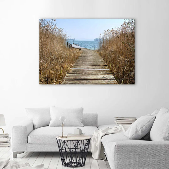 Canvas Print Way To The Beach