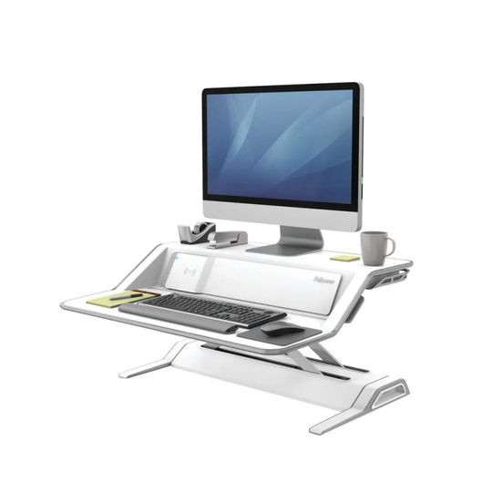 Fellowes Lotus Dx Sit-stand Workstation White