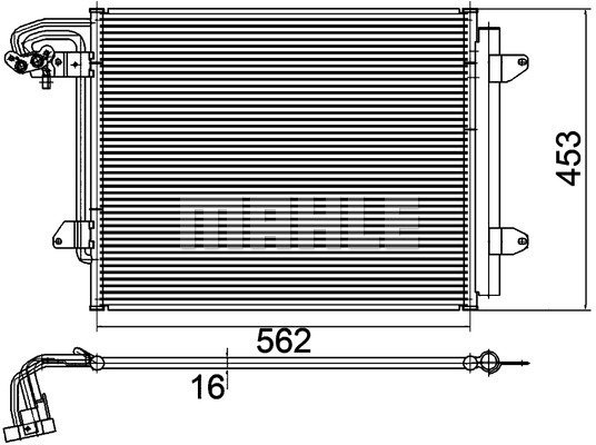 Condenser Air Conditioning 8FC351301-051 by BEHR