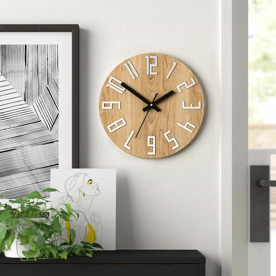 Casden 33cm Silent Wall Clock