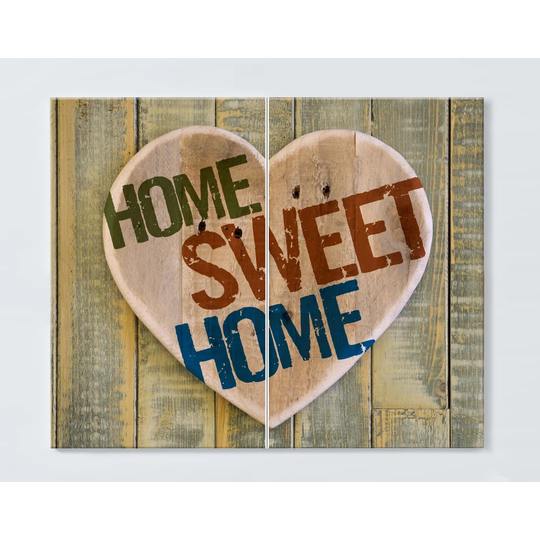 Home Sweet Magnetic Wall Mounted Cork Board