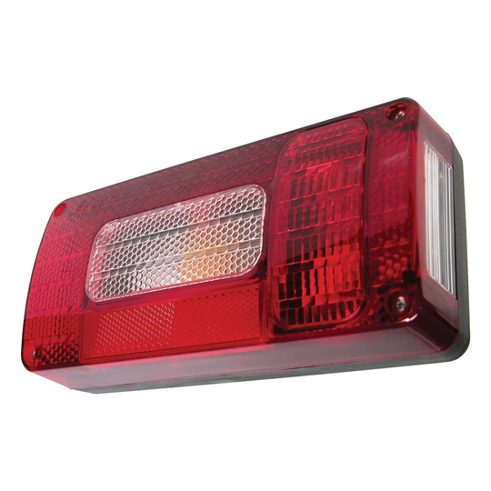 Tail Light 6 functions left 12V 215x100mm 0413974