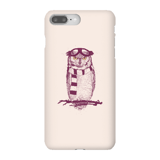 Balazs Solti Winter Owl Phone Case for iPhone and Android - iPhone 8 Plus - Snap Case - Gloss