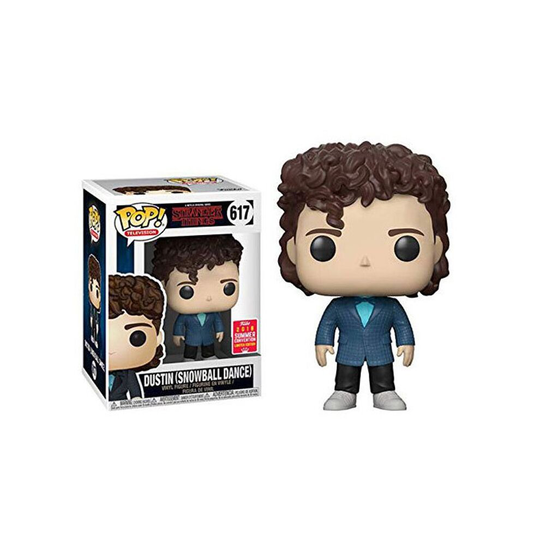 (Dustin Black) POP Stranger Montauk Things Eleven Jonathan Joyce Keychain With Box Toys