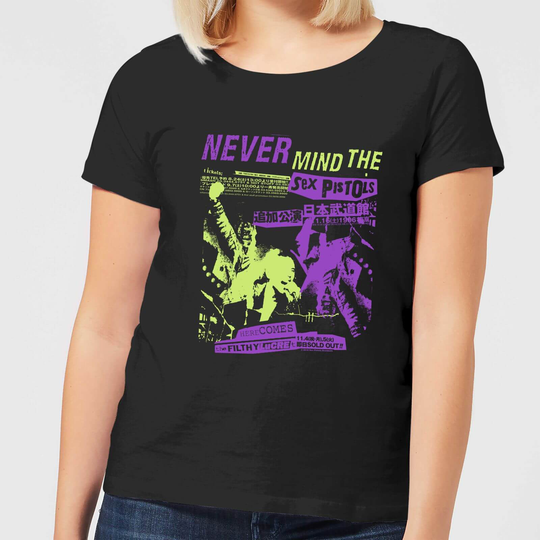 Sex Pistols Japan Tour Women's T-Shirt - Black - S - Black