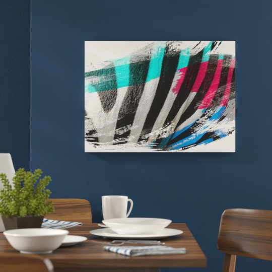 'Zebra Skin' Graphic Art Print Poster