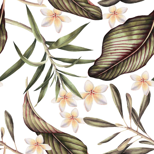 Walllpaper Roll 416X254cm Wallpaper Material With Print Mural Decoration Kitchen Livingroom Bedroom - Brown Leaves Flowers