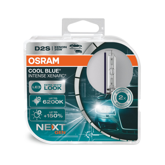 Osram Cool Blue NextGen Xenon lamp D2S (6200k) set 2 pieces 66240CBNHCB