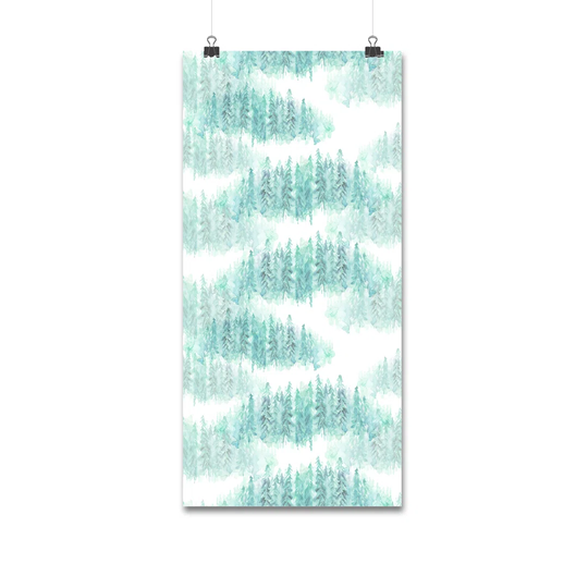 Walllpaper Roll 416X254cm Wallpaper Material With Print Kitchen Livingroom Bedroom Mural Decoration - Bright Forest Trees