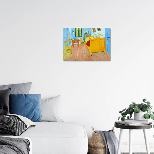 Giallobus - Giallopanel Art Board - Vincent Van Gogh - La Camera Di Vincent Ad Arles - Legno MDF - 29,7X21