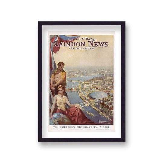 Vintage Publication Print The Illustrated London News Festival Of Britain