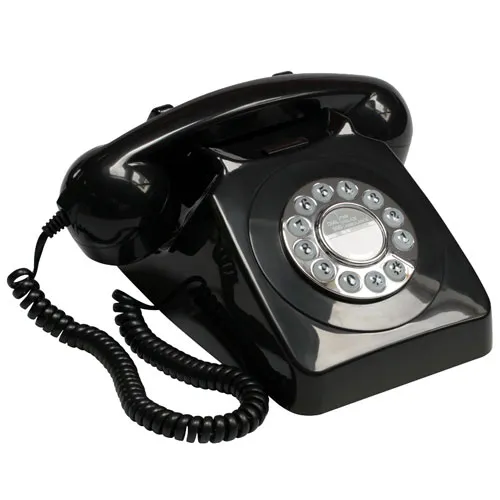 GPO 746 Push Button Telephone - Black