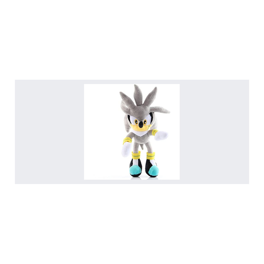 (30cm, Silver) Sonic The Hedgehog and friends plush toys and keychain