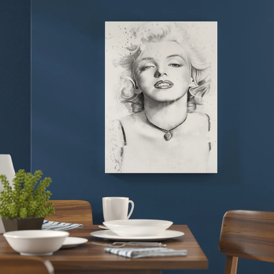 'Art Marilyn Monroe' Graphic Art Print Poster