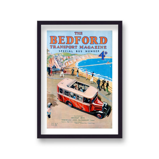 Vintage Publication Print The Bedford Transport Magazine