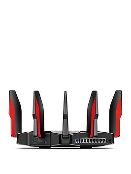 Tp Link Archer Ax11000 Wi-Fi 6 Router, Tri-Band, Ultra-Fast For Extreme Gaming