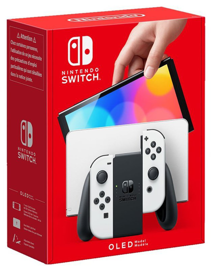 Nintendo Switch OLED Console - White