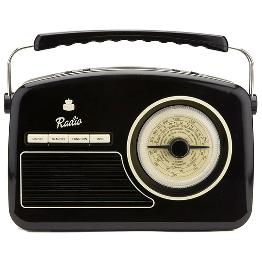 GPO Rydell Retro Portable DAB/FM Radio - Black