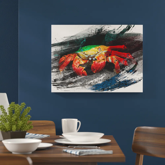 'Crab' Graphic Art Print Poster