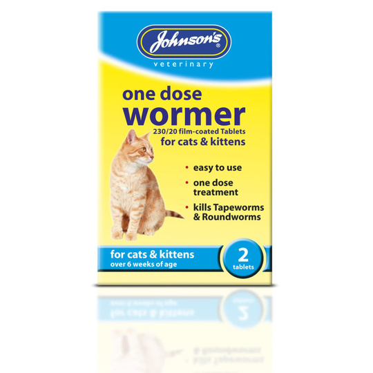 Jvp Cat One Dose Wormer 2 Tablets