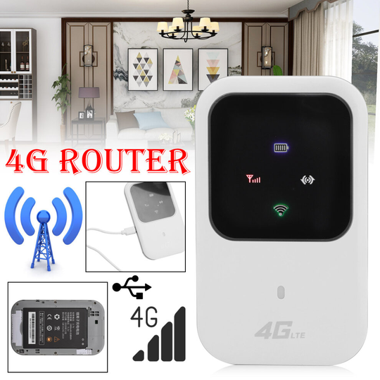 Unlocked 4G-LTE Mobile Broadband WiFi Wireless Router Portable MiFi Hotspot