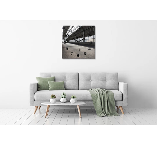 John-Jordan Road in the Tunnel Silent Wall Clock